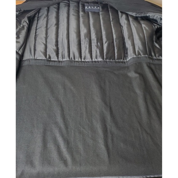 Ralph Lauren Black Rain Coat Topcoat Overcoat Removable Wool Liner Men's XL - Picture 4 of 14